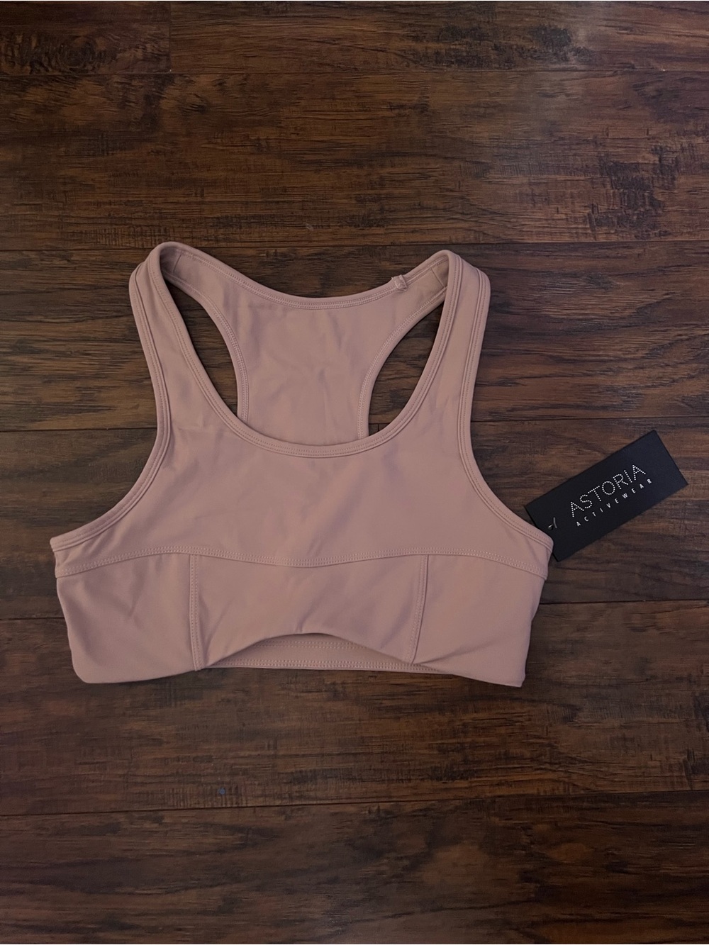 Astoria Activewear Women's Dusty Rose Racerback Sports Bra
